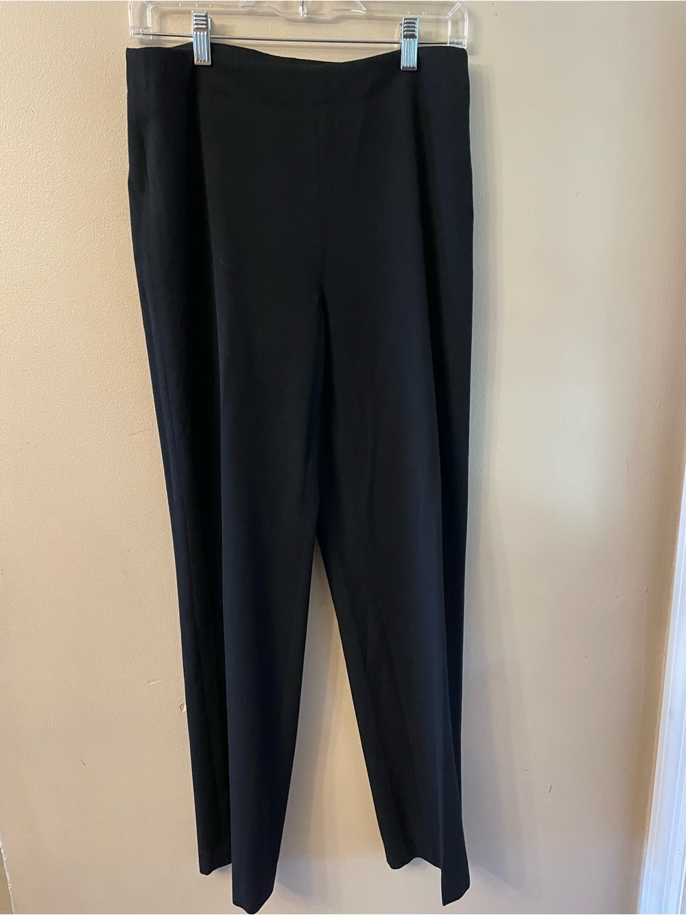 Talbots Black Straight-Leg Dress Pants